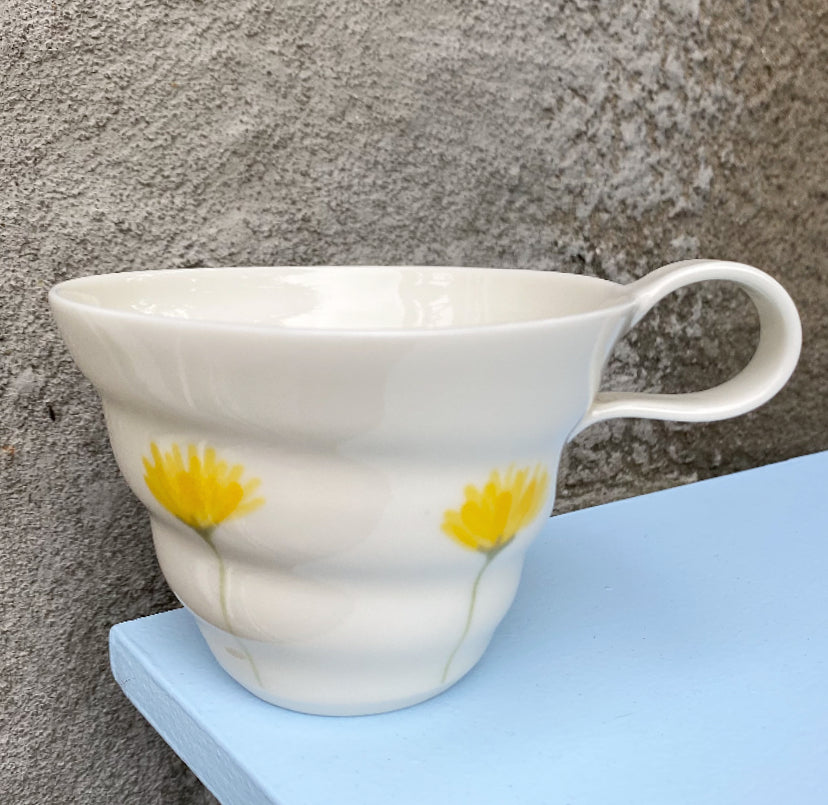 Gul blomst